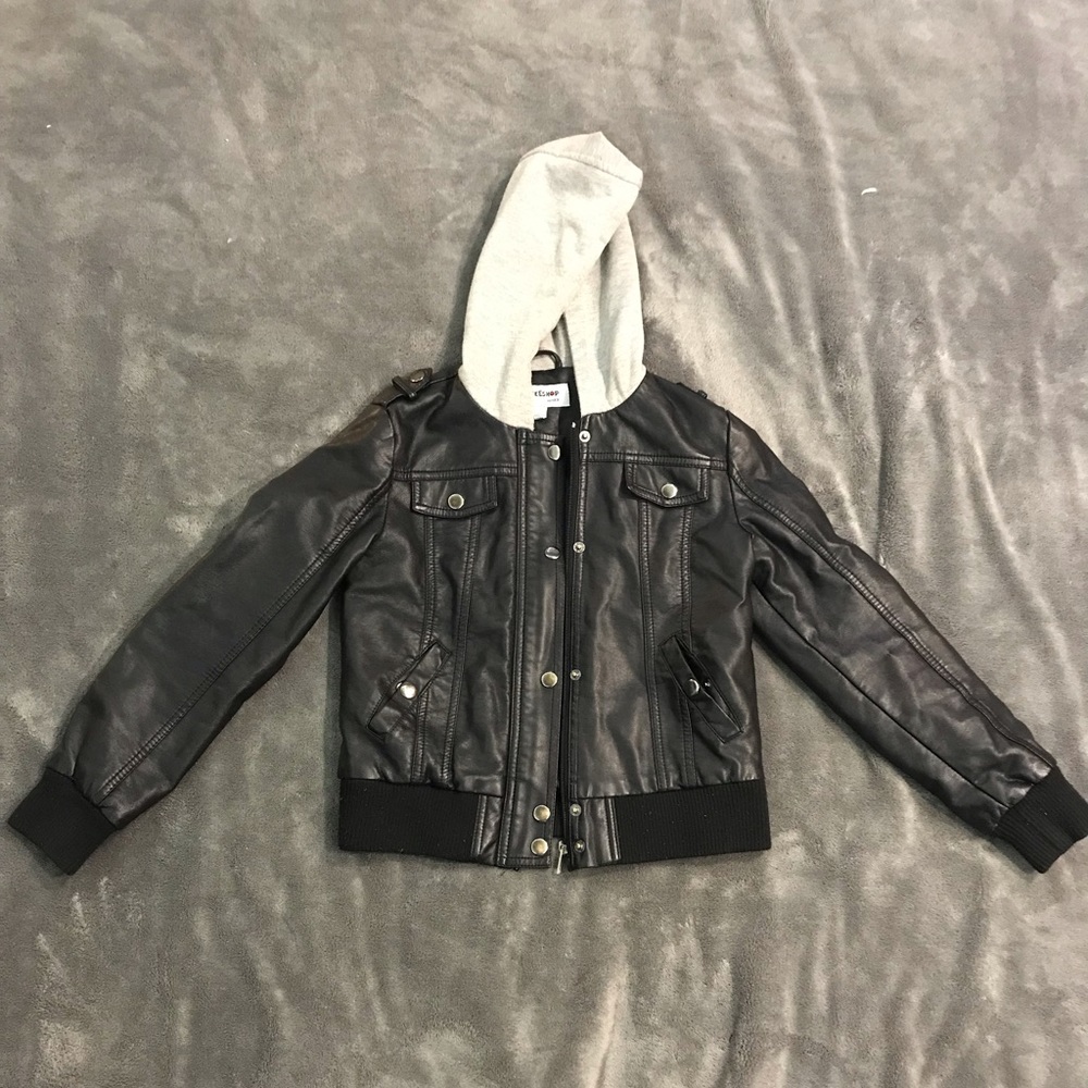 Girls motorcycle type jacket